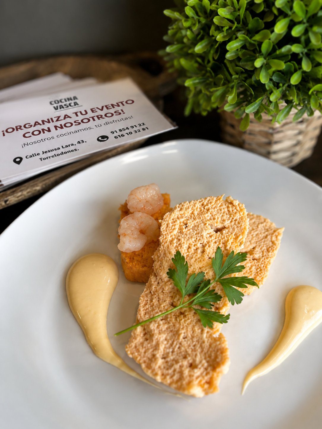 Pastel de Cabracho con gambas