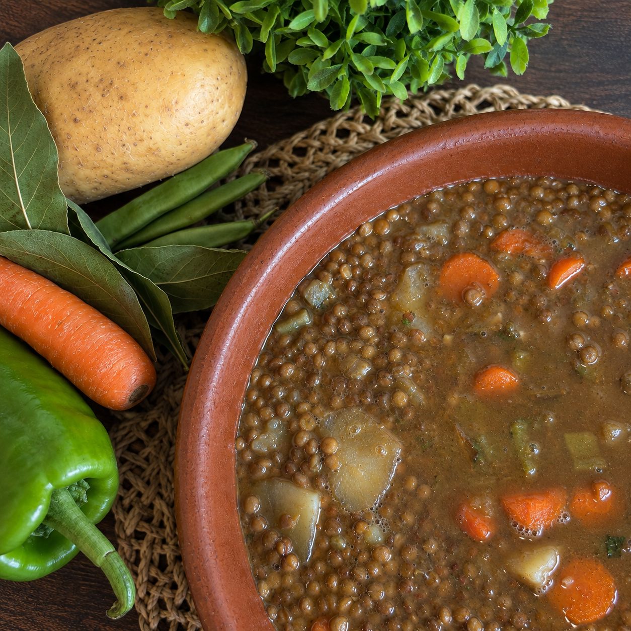 Guiso de lentejas de Cocina Vasca